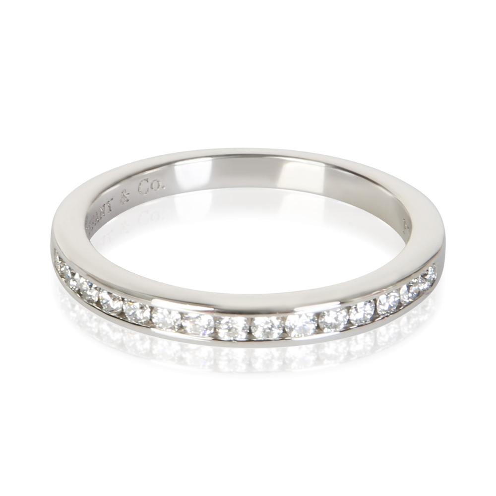 Tiffany & Co. Platinum Diamond Channel Set Band